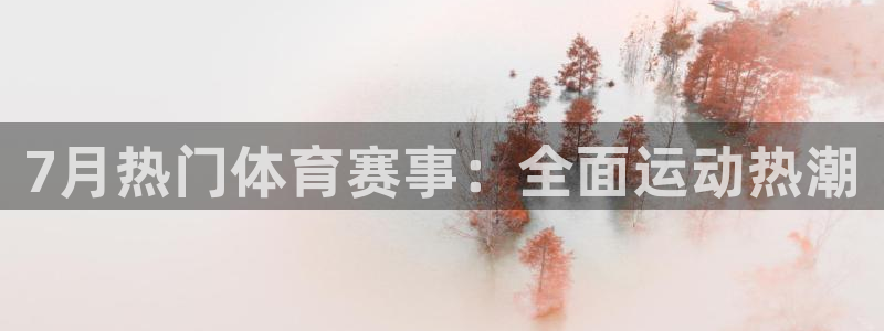 7月热门体育赛事：全面运动热潮