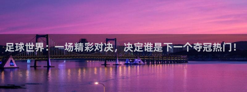 足球世界：一场精彩对决，决定谁是下一个夺冠热门！