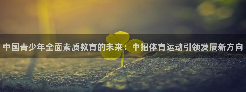 中国青少年全面素质教育的未来：中招体育运动引领发展新方向